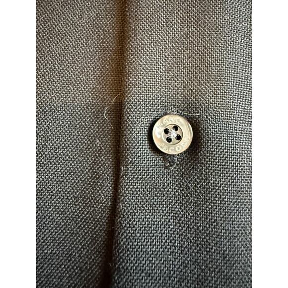 Marc Jacobs Shirt Womens 0 Black Runway Fall 2020 Button Front Long Sleeve Top - Picture 3 of 4